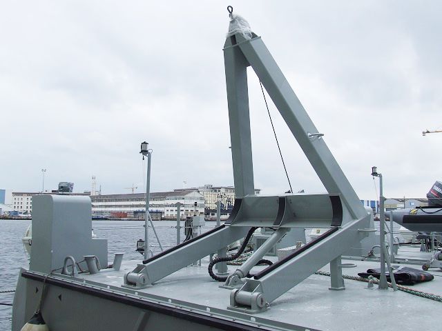 Rescue Boat Davits for high speed ships