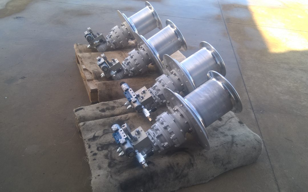 4x VHMC20 Hydraulic Mooring Capstans dispatched to Austal ships
